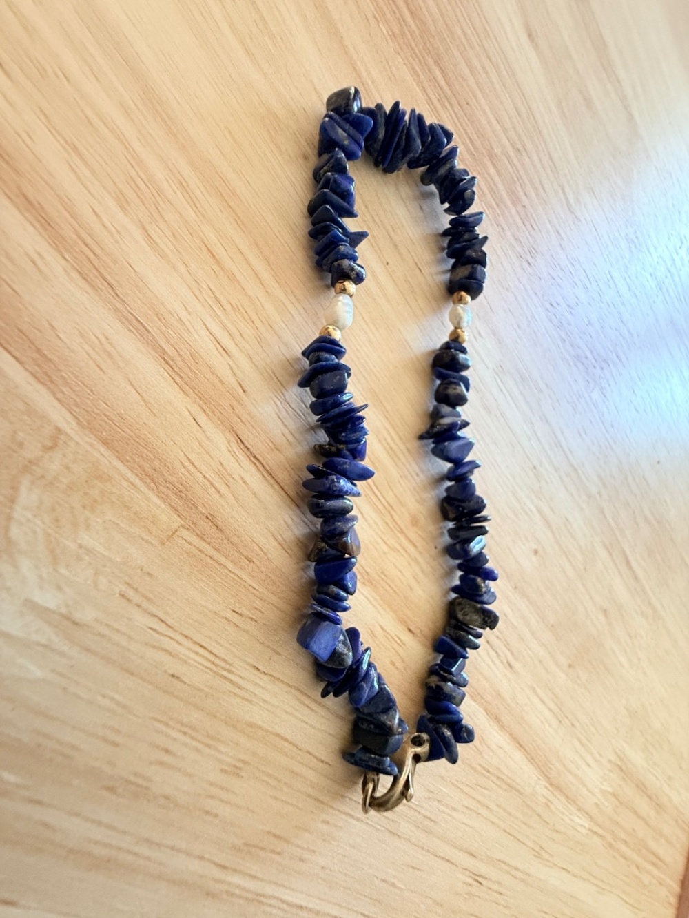 Beaded Lapiz Bracelet